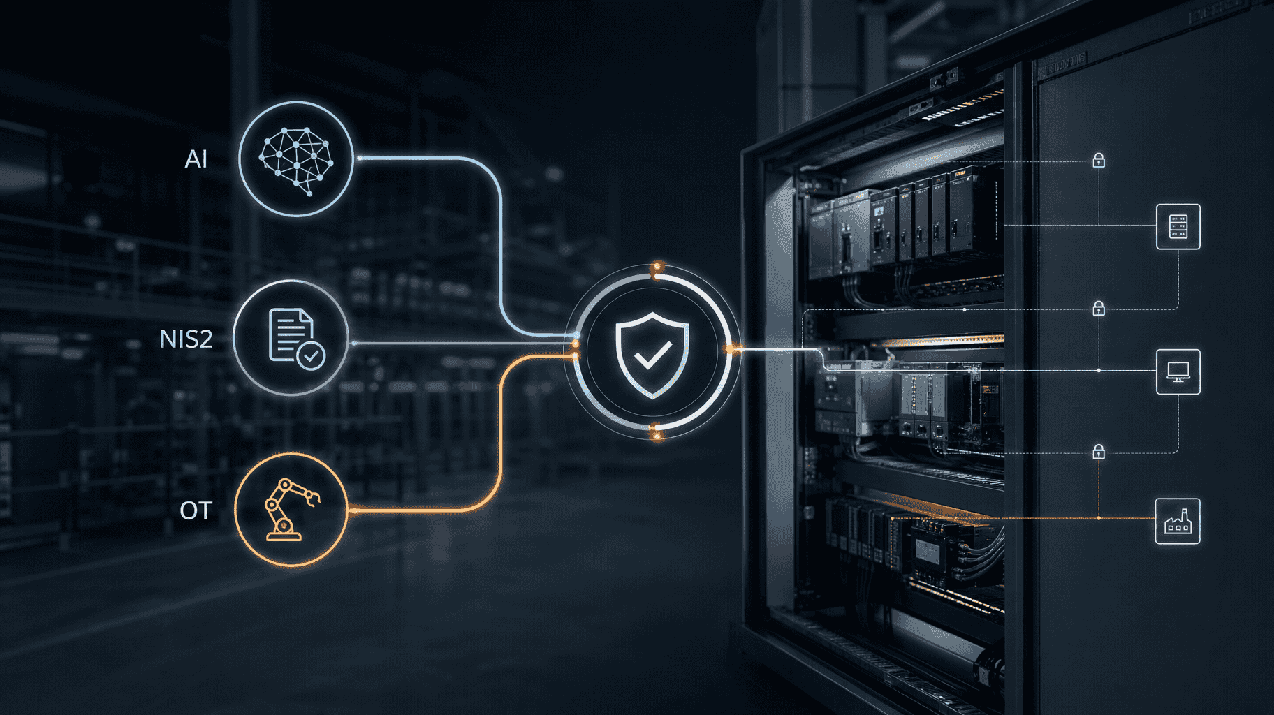 One question, three domains: the decision pattern behind OT, AI and NIS2