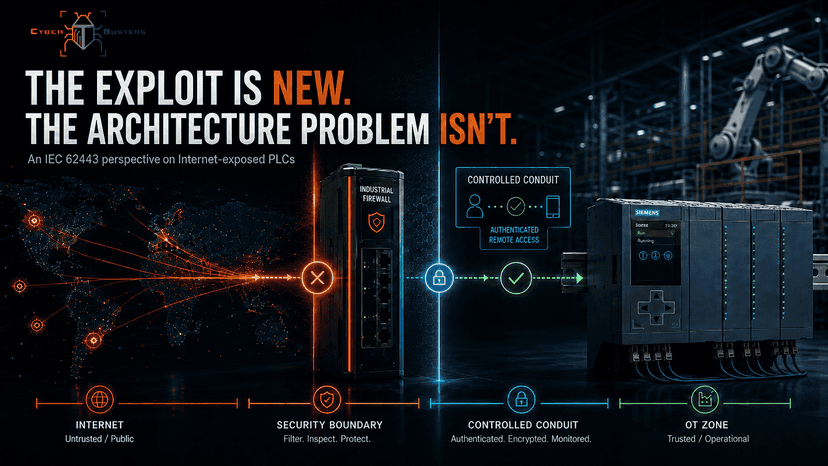 Your PLC should not be on the Internet: the IEC 62443 lesson from the Siemens S7 threat